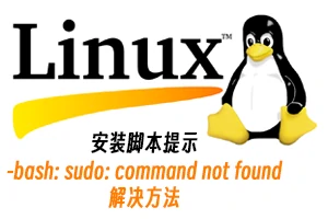云服务器Linux系统执行安装脚本提示“sudo:command not found”的解决方法